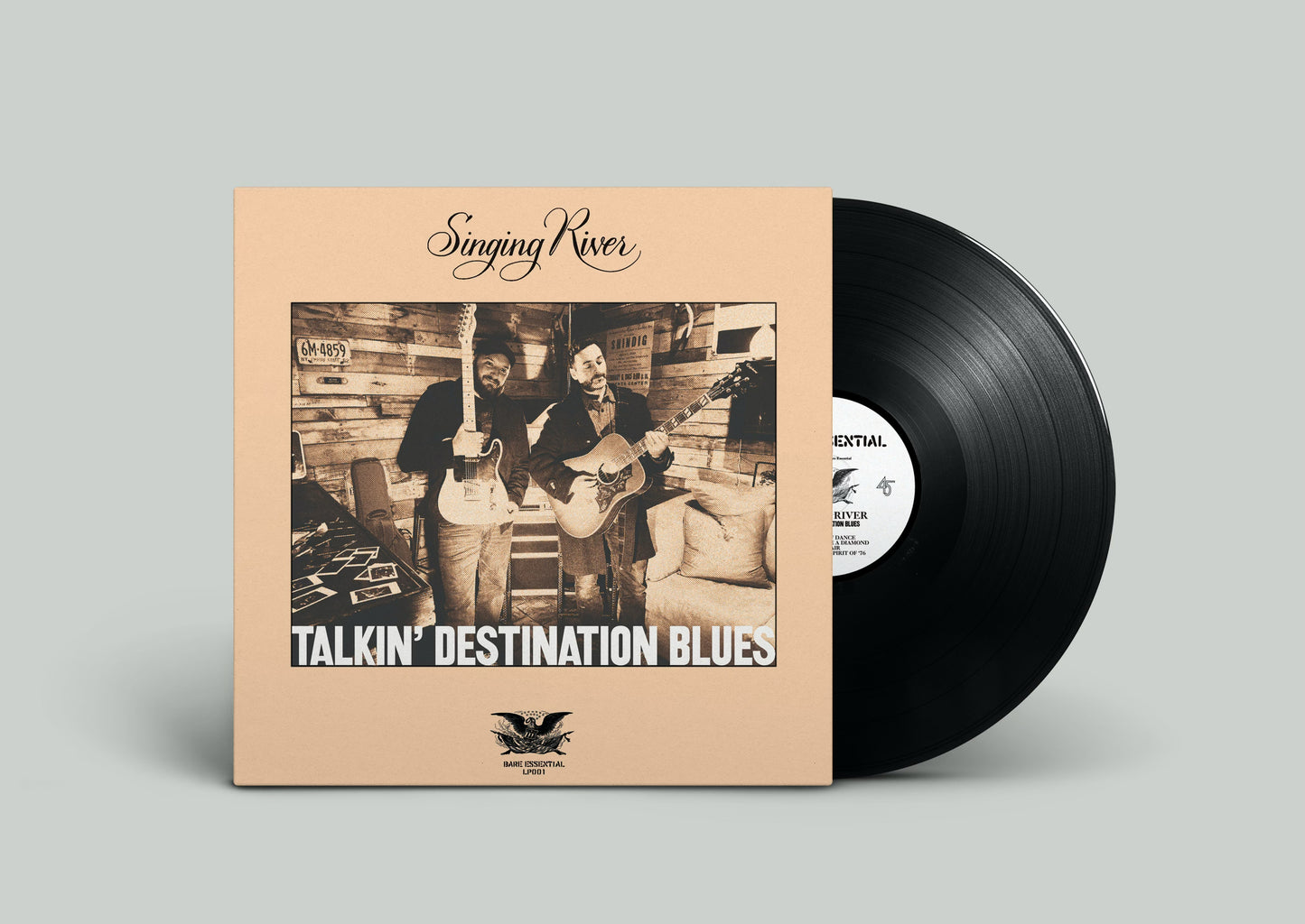Singing River - Talkin' Destination Blues" 45rpm 12" Vinyl LP Album