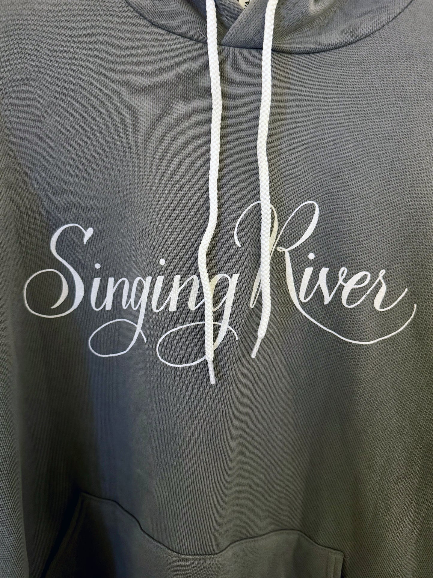 Singing River Script Logo - Bella Canvas Hoodie