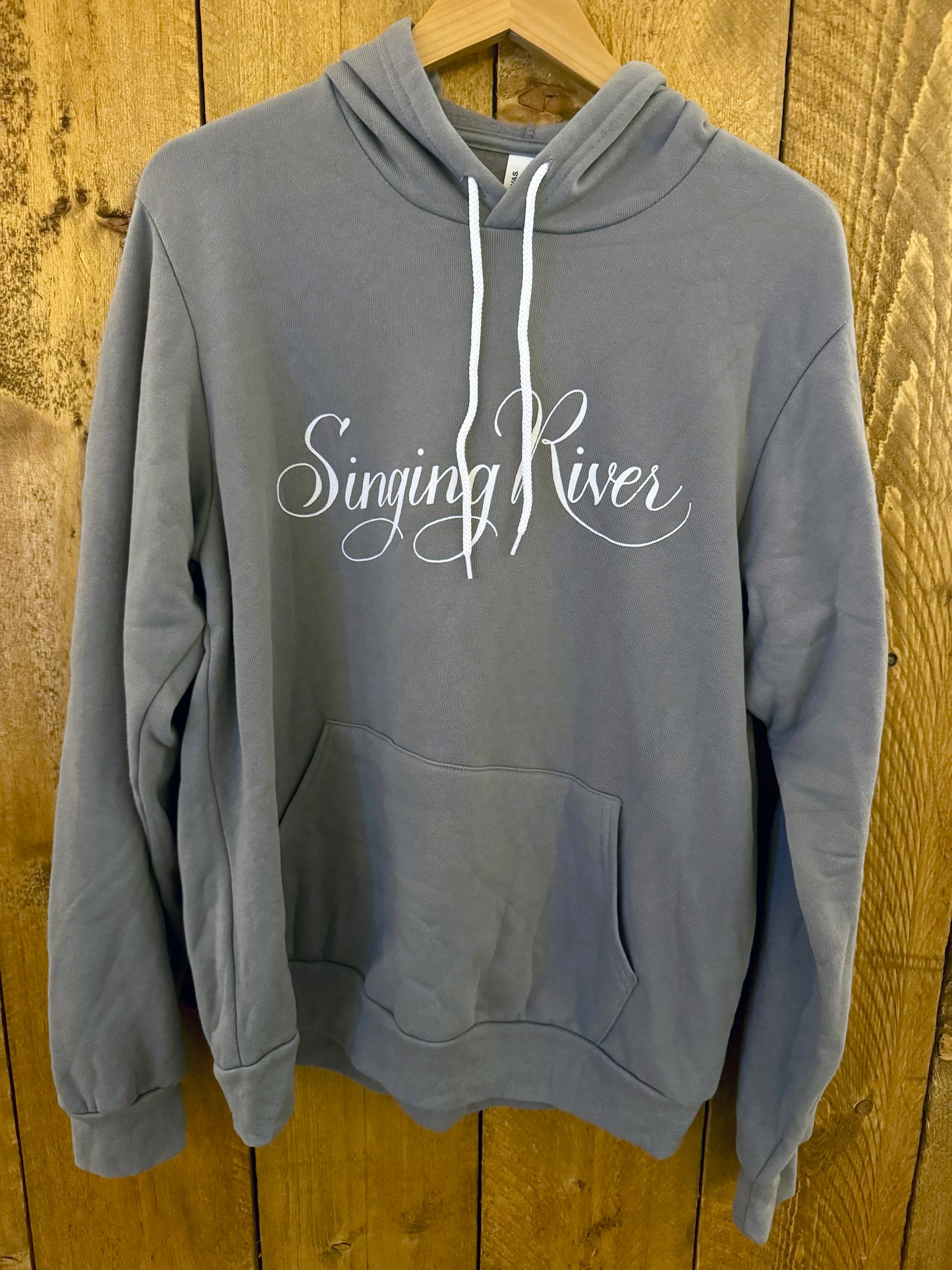 Singing River Script Logo - Bella Canvas Hoodie