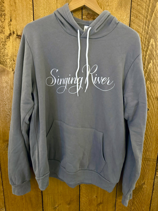 Singing River Script Logo - Bella Canvas Hoodie